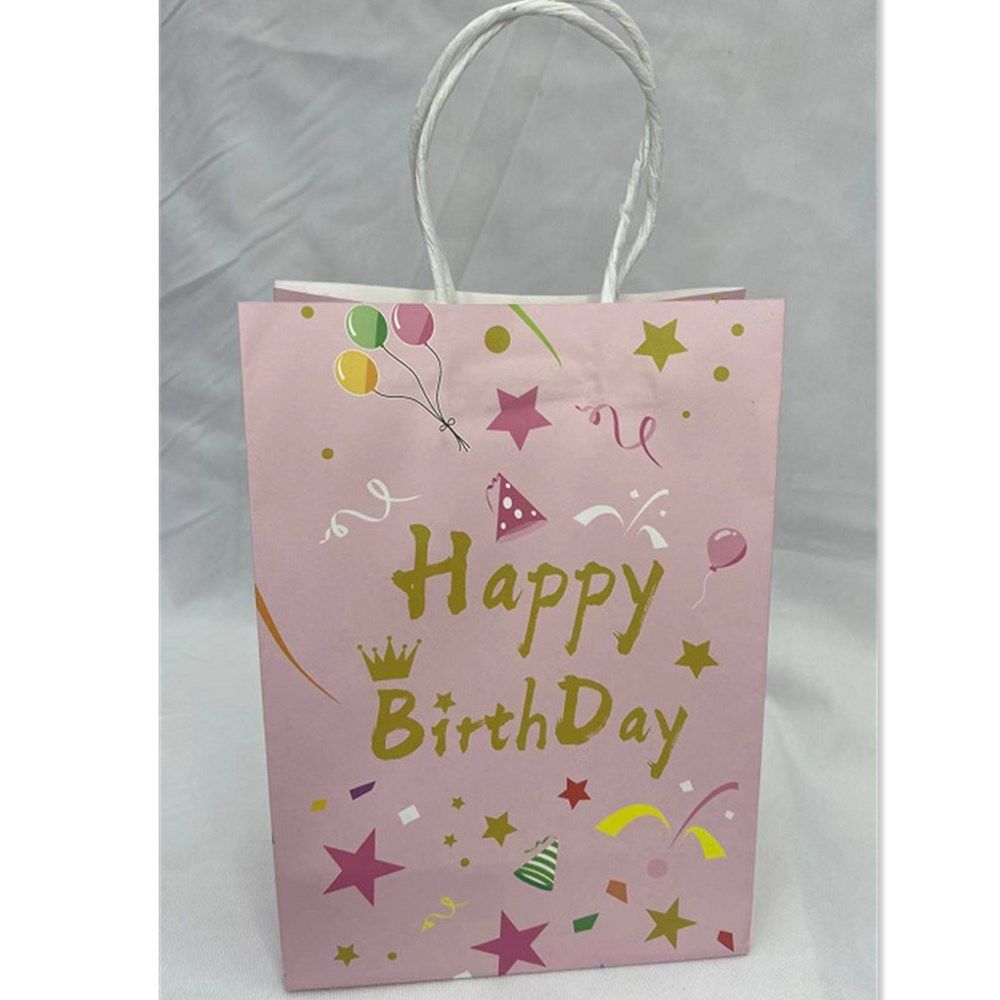 Happy Birthday – Paper Bag - J & C Party Supplies
